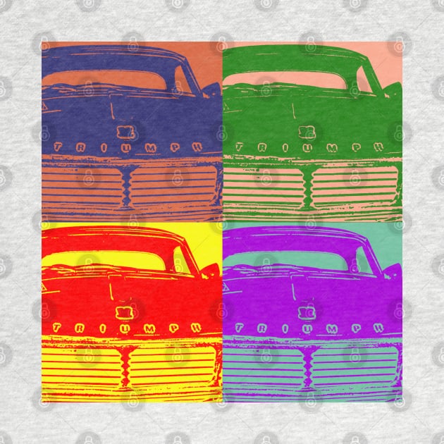 Classic 1960s Triumph Spitfire 4 Mk2 car pattern by soitwouldseem